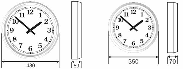 УЧС-342(344) часы вторичные стрелочные